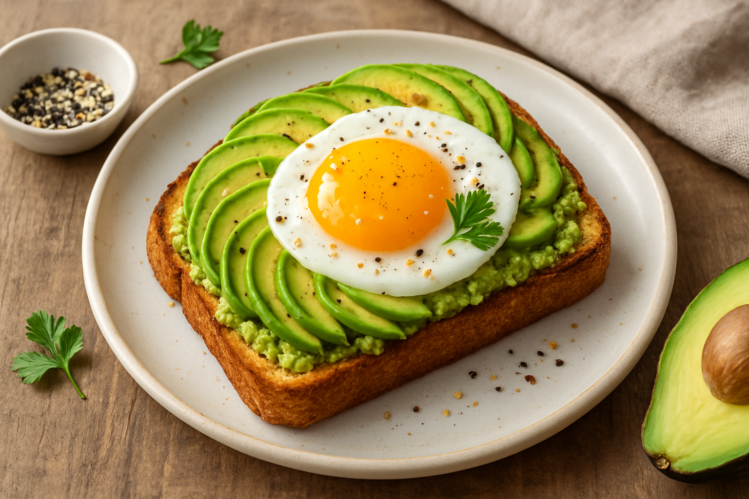 Toast à l’avocat & œuf (brunch express)
