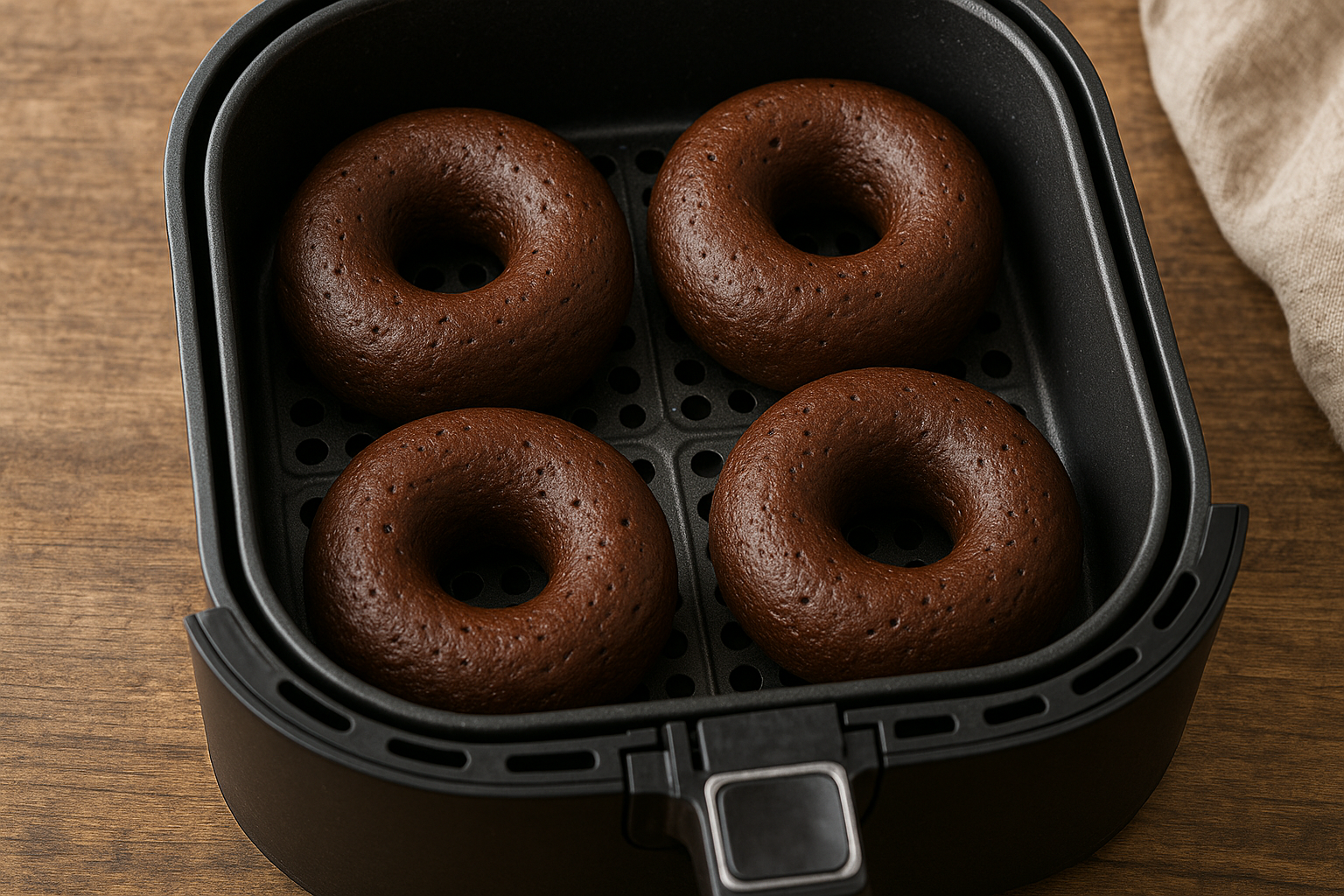 Donuts moelleux au chocolat (sans friture)