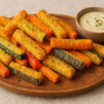 Bâtonnets de légumes panés à l’airfryer