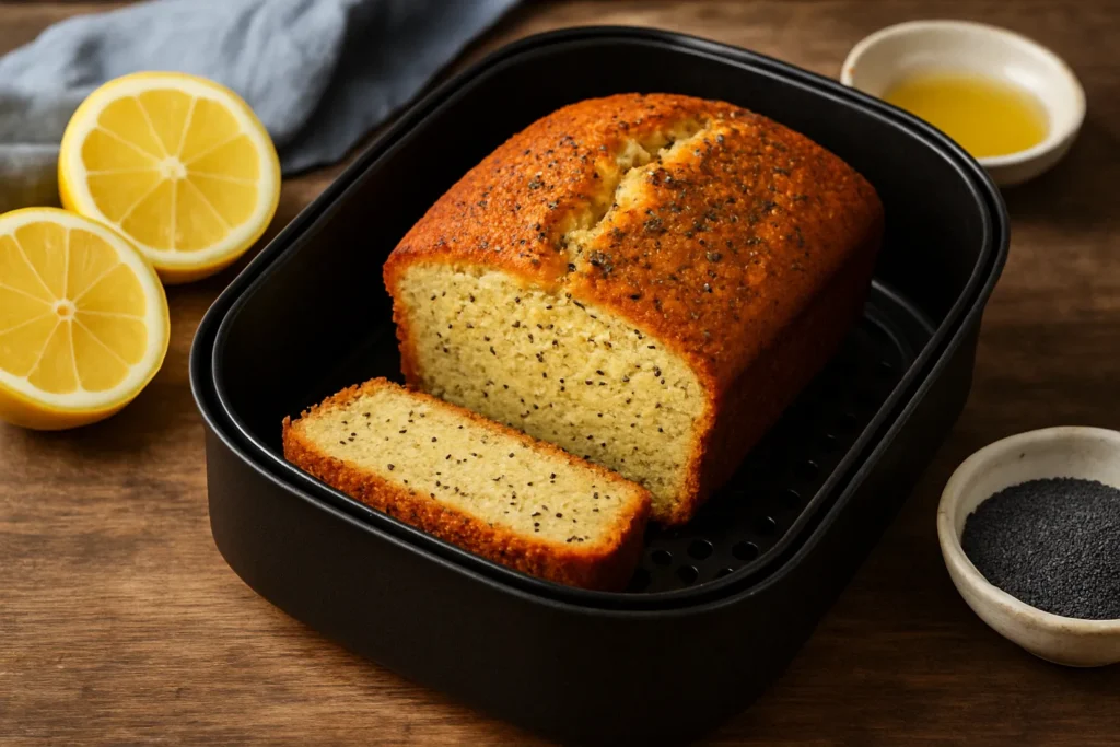 Cake Citron-Pavot Express à l’Airfryer