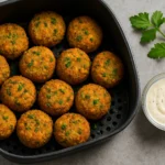 Croquettes de légumes aux herbes à l’airfryer