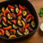 Mix de légumes méditerranéens rôtis à l’airfryer