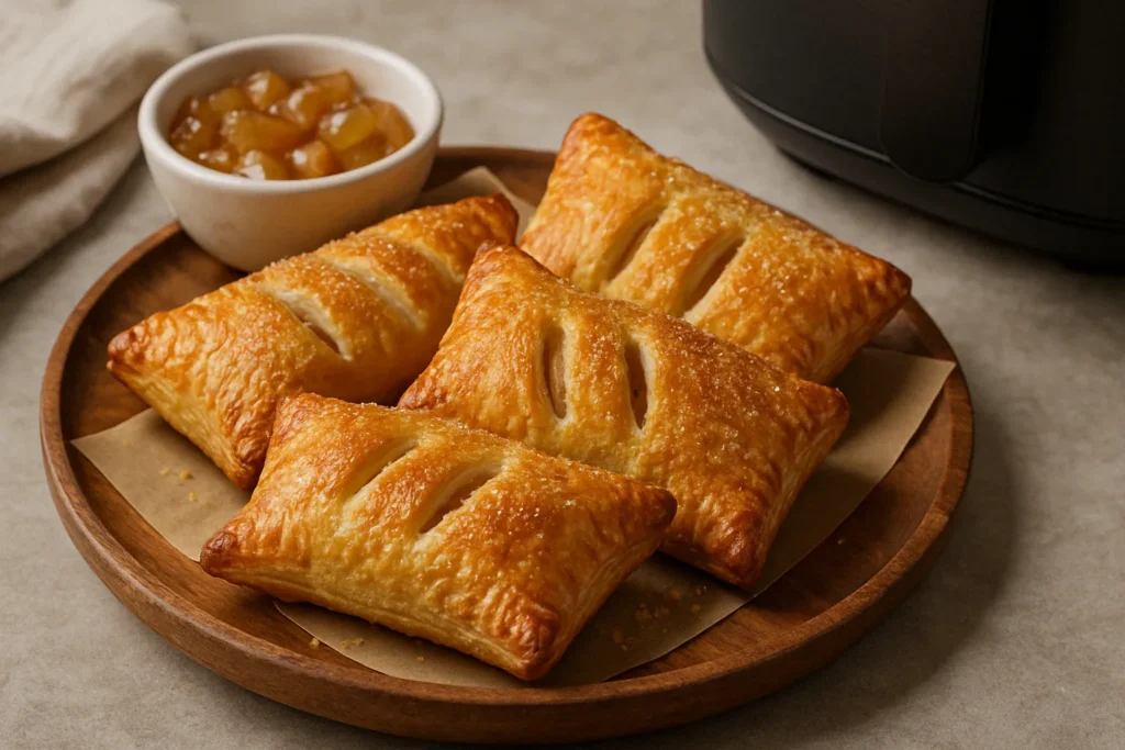Mini chaussons aux pommes croustillants à l’airfryer