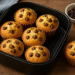 Mini muffins aux pépites de chocolat à l’airfryer