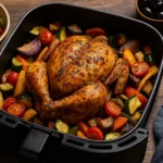 Poulet rôti aux légumes méditerranéens à l’airfryer