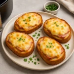 Tartines gratinées au fromage et jambon à l’airfryer