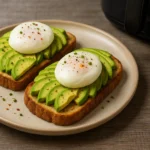 Toasts à l’avocat et œuf parfait à l’airfryer