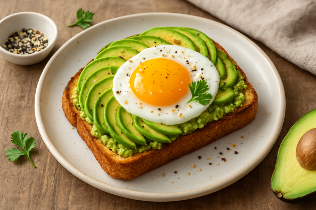 Toast à l’avocat & œuf (brunch express)