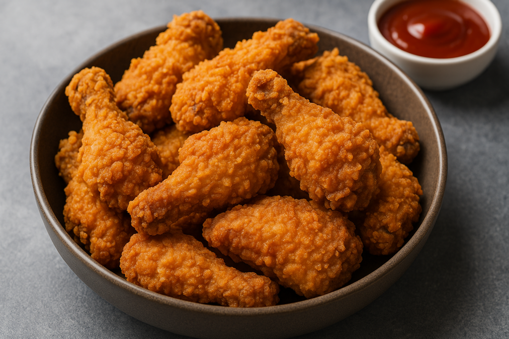 Wings façon KFC à la farine épicée